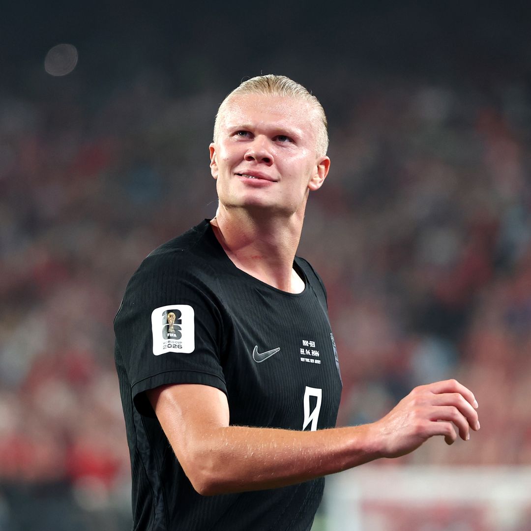 Erling Haaland durante el Noruega vs Senegal del Mundial 2026
